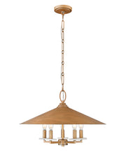 Rialto 5 Light 22" Pendant in Signature Gold