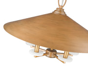 Rialto 5 Light 22" Pendant in Signature Gold