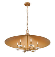 Rialto 6 Light 32" Pendant in Signature Gold