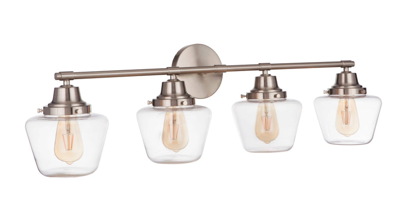 Essex 4 Light 38" Vanity in Brushed Polished Nickel