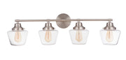 Essex 4 Light 38" Vanity in Brushed Polished Nickel
