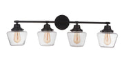 Essex 4 Light 38" Vanity in Flat Black
