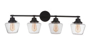 Essex 4 Light 38" Vanity in Flat Black