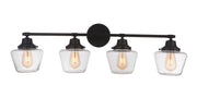 Essex 4 Light 38" Vanity in Flat Black