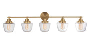 Essex 5 Light 48.25" Vanity in Satin Brass