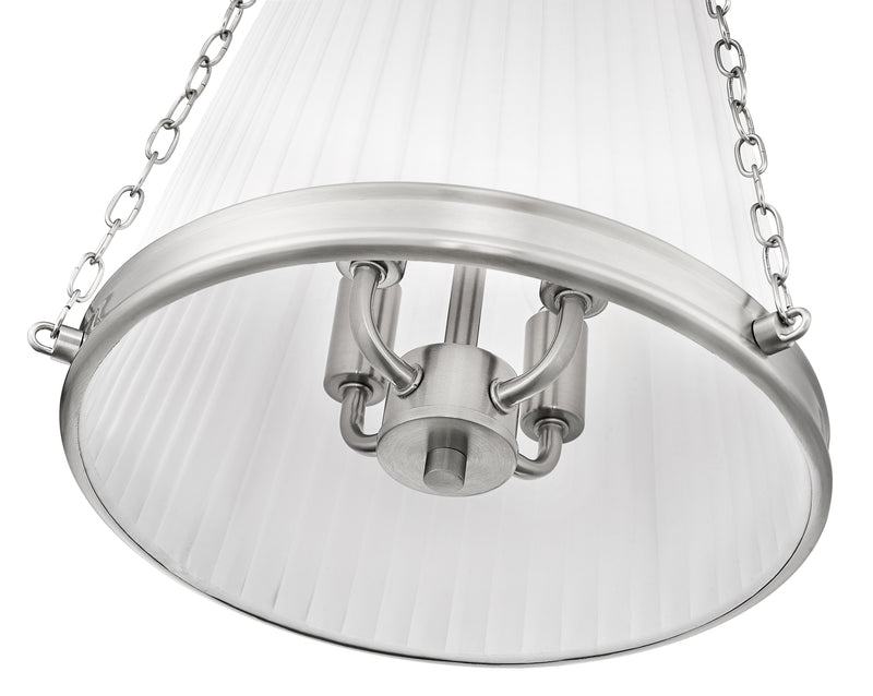 Madeline 4 Light 12" Pendant in Brushed Nickel