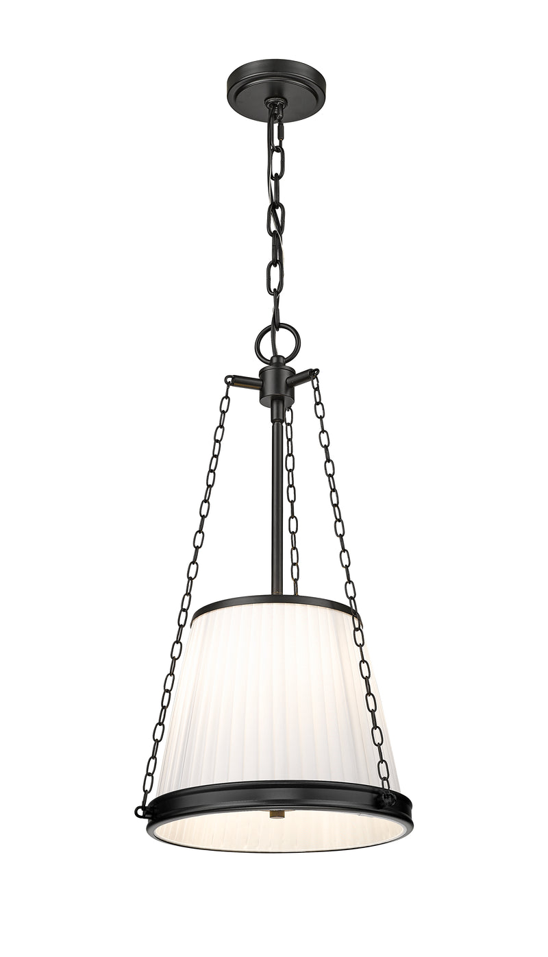 Madeline 4 Light 12" Pendant in Matte Black
