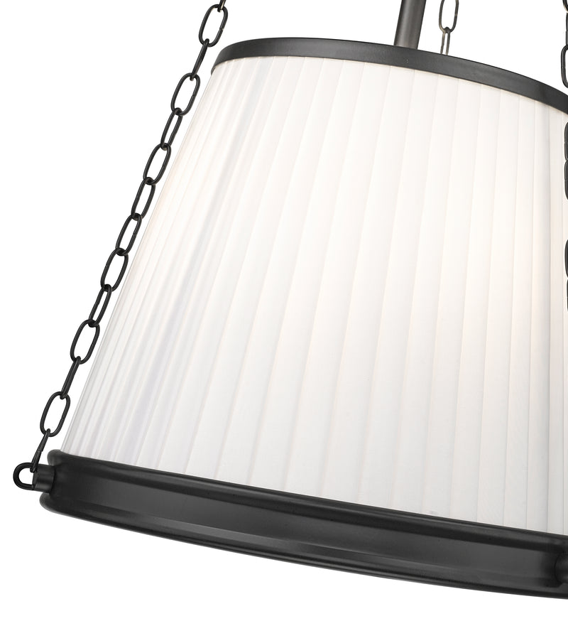 Madeline 4 Light 12" Pendant in Matte Black
