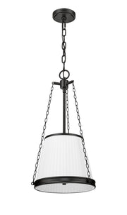 Madeline 4 Light 12" Pendant in Matte Black