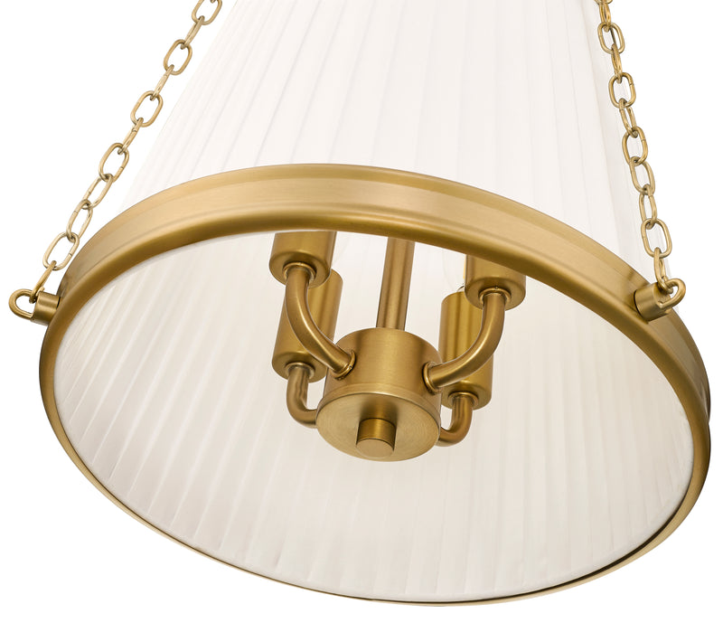 Madeline 4 Light 12" Pendant in Modern Gold