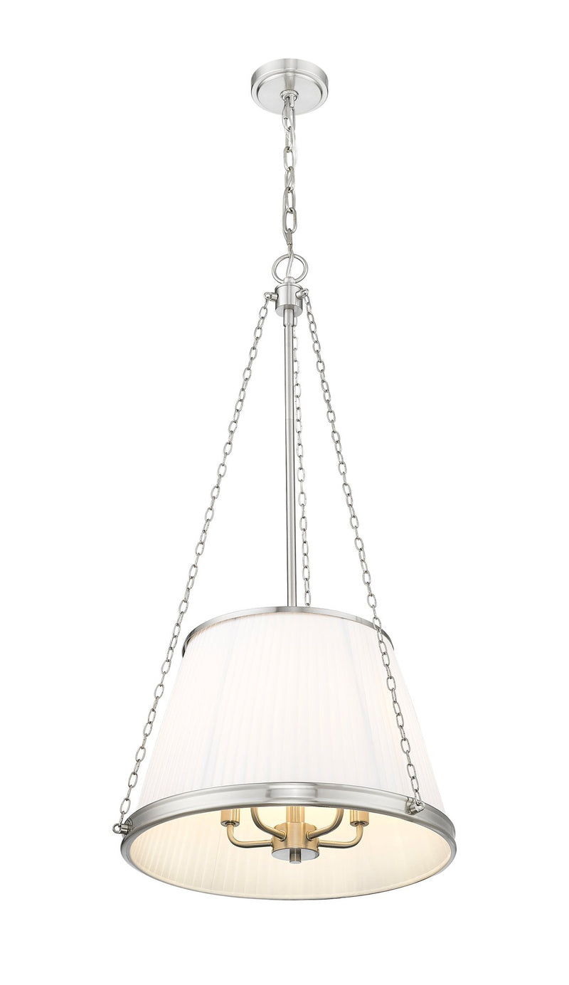 Madeline 5 Light 18" Pendant in Brushed Nickel