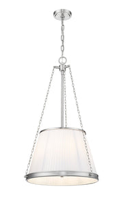 Madeline 5 Light 18" Pendant in Brushed Nickel