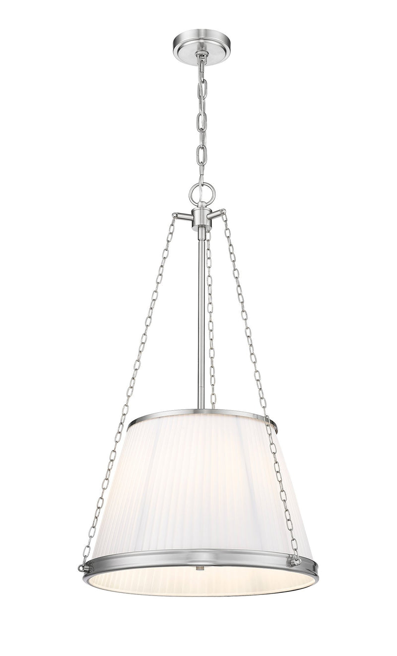 Madeline 5 Light 18" Pendant in Brushed Nickel