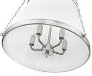 Madeline 5 Light 18" Pendant in Brushed Nickel