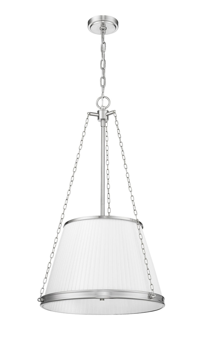 Madeline 5 Light 18" Pendant in Brushed Nickel