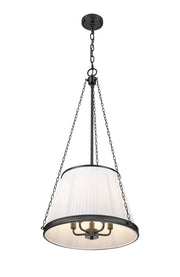 Madeline 5 Light 18" Pendant in Matte Black