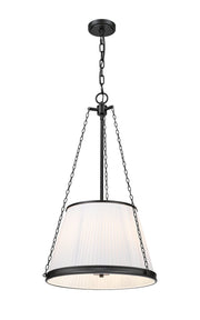 Madeline 5 Light 18" Pendant in Matte Black