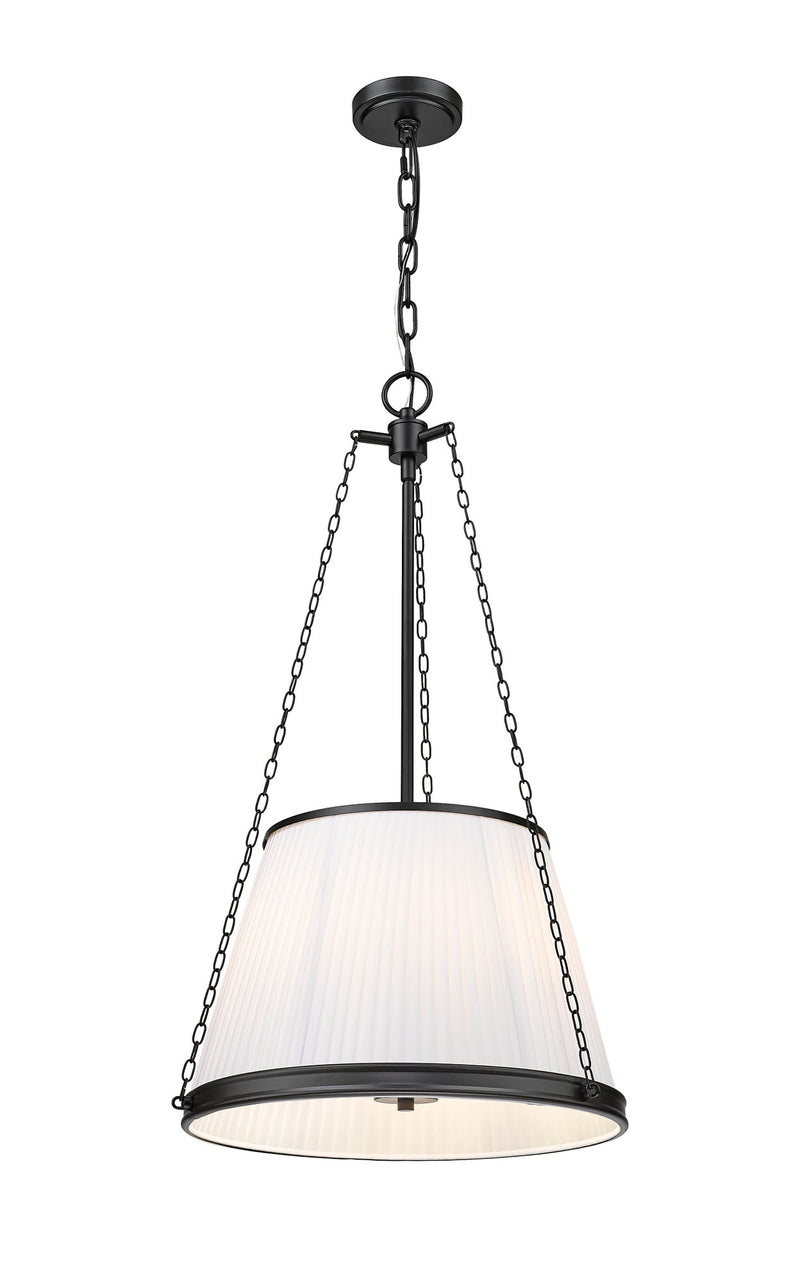 Madeline 5 Light 18" Pendant in Matte Black