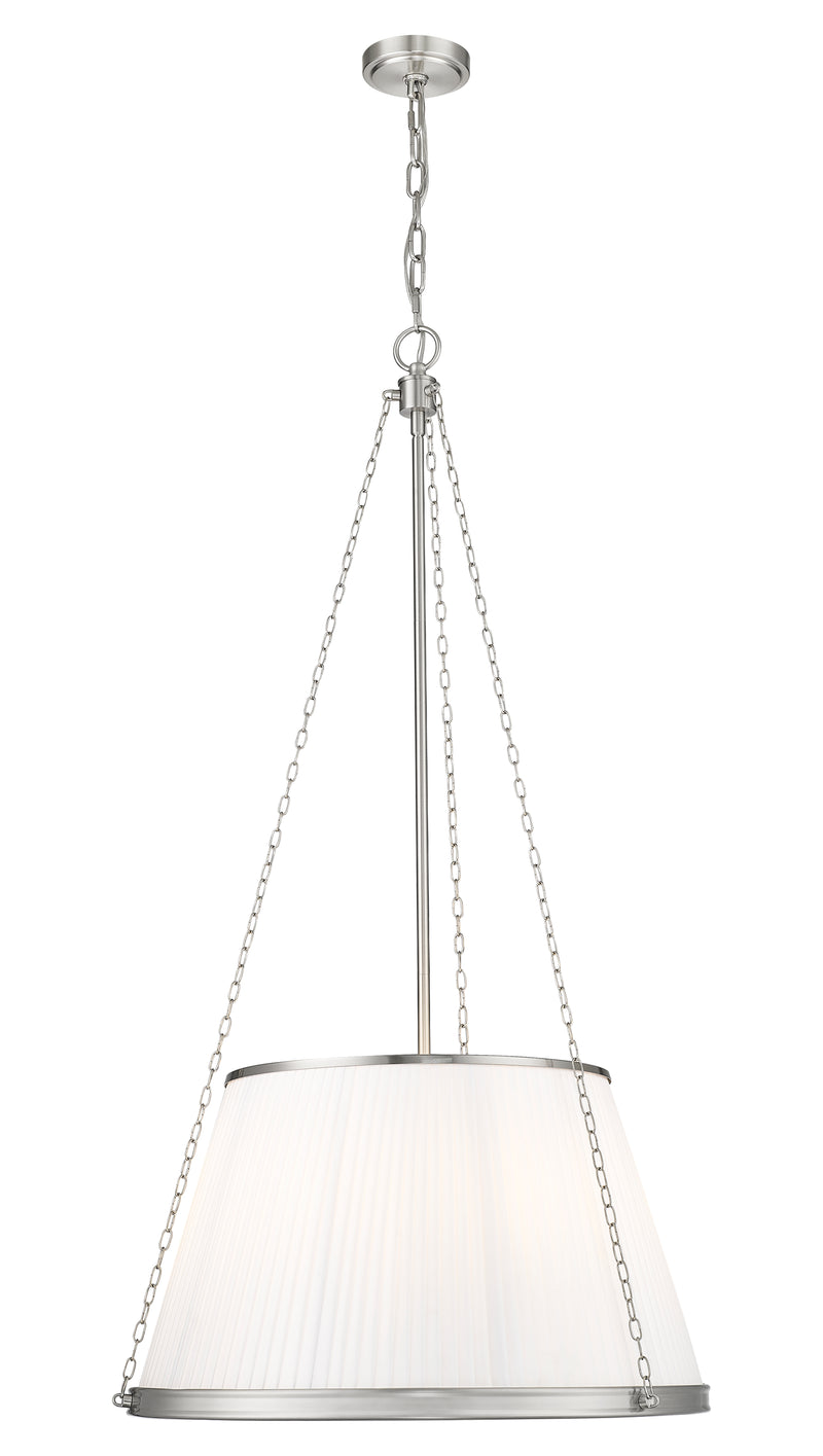 Madeline 6 Light 24" Pendant in Brushed Nickel