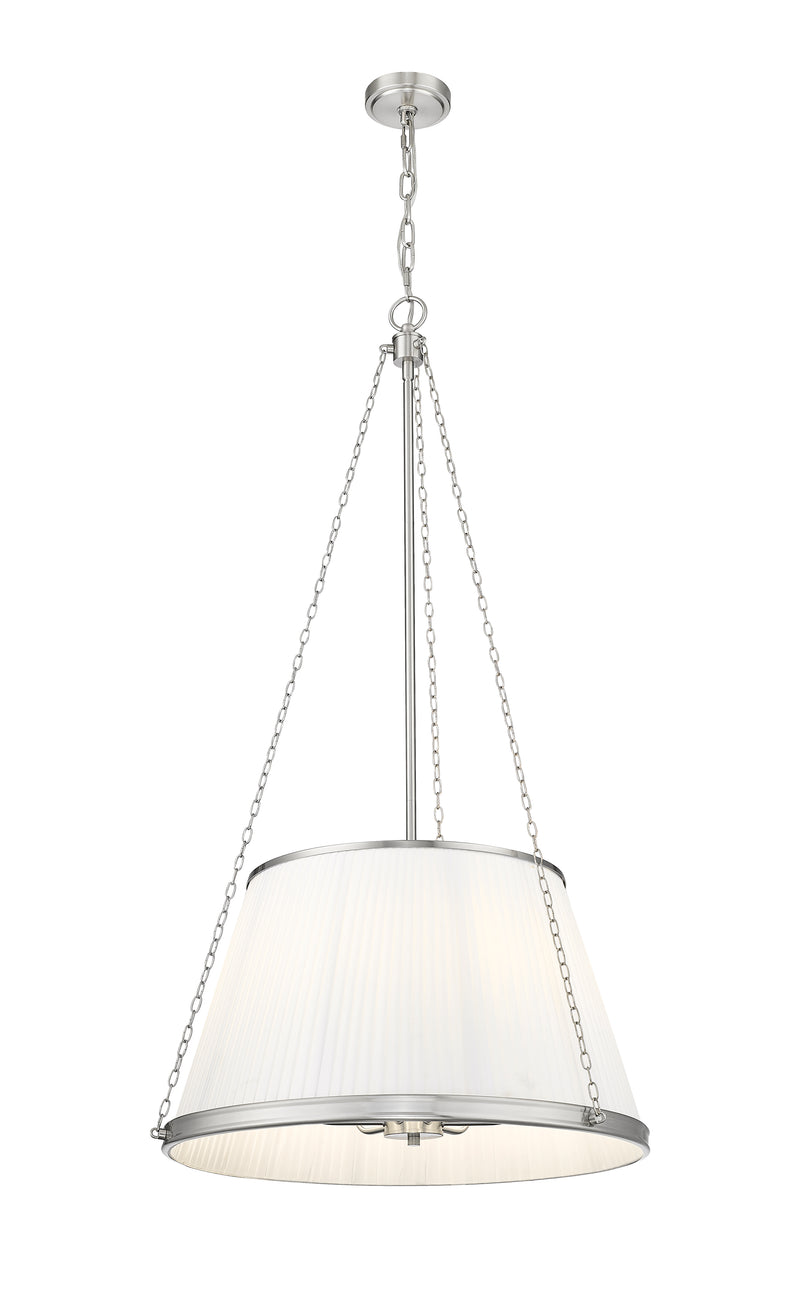 Madeline 6 Light 24" Pendant in Brushed Nickel