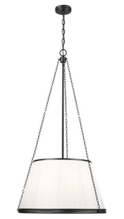Madeline 6 Light 24" Pendant in Matte Black