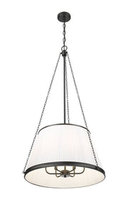 Madeline 6 Light 24" Pendant in Matte Black