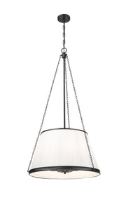 Madeline 6 Light 24" Pendant in Matte Black