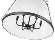 Madeline 6 Light 24" Pendant in Matte Black