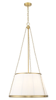 Madeline 6 Light 24" Pendant in Modern Gold