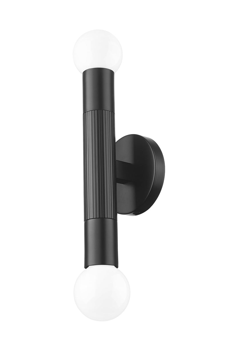 Stari 2 Light 5" Wall Sconce in Matte Black