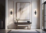 Stari 2 Light 5" Wall Sconce in Matte Black in a room setting