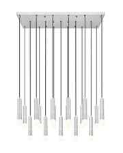 Stari 17 Light 42" Linear Pendant in Brushed Nickel