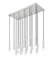Stari 17 Light 42" Linear Pendant in Brushed Nickel