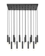 Stari 17 Light 42" Linear Pendant in Matte Black