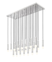 Stari 23 Light 54" Linear Pendant in Brushed Nickel