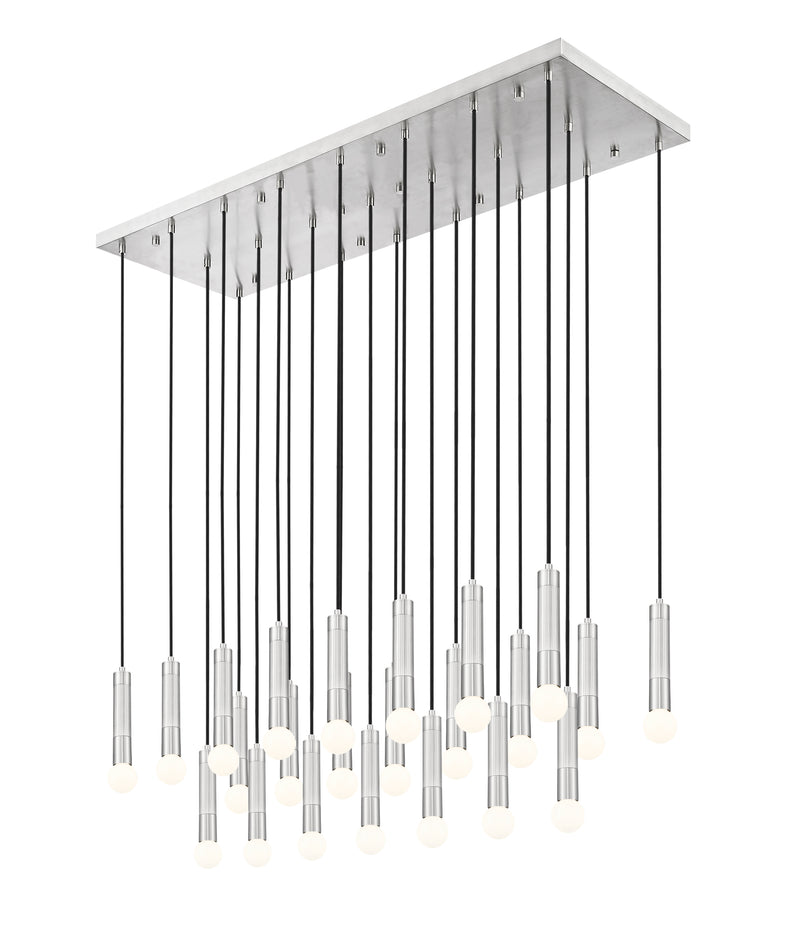 Stari 23 Light 54" Linear Pendant in Brushed Nickel