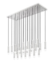Stari 23 Light 54" Linear Pendant in Brushed Nickel