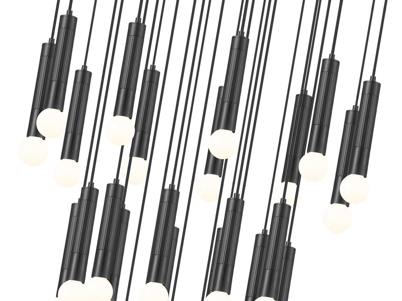 Stari 27 Light 36" Pendant in Matte Black