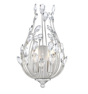 Gabriella 2 Light 8.5" Wall Sconce in Brushed Nickel