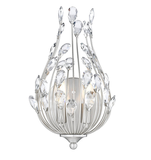 Gabriella 2 Light 8.5" Wall Sconce in Brushed Nickel