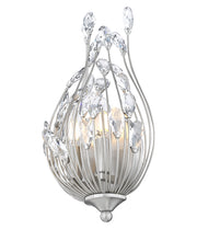 Gabriella 2 Light 8.5" Wall Sconce in Brushed Nickel
