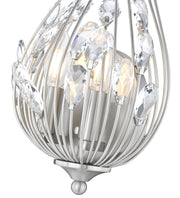 Gabriella 2 Light 8.5" Wall Sconce in Brushed Nickel