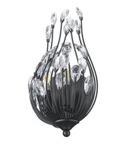 Gabriella 2 Light 8.5" Wall Sconce in Matte Black