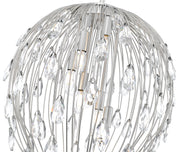 Gabriella 6 Light 18" Pendant in Brushed Nickel