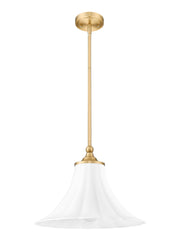 Fleur 1 Light 16" Pendant in Modern Gold