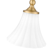 Fleur 1 Light 8" Pendant in Modern Gold