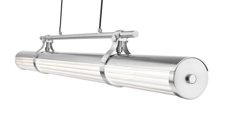 Benoit 1 Light 44" Linear Pendant in Brushed Nickel