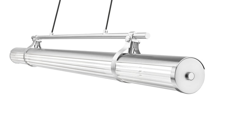 Benoit 1 Light 56" Linear Pendant in Brushed Nickel