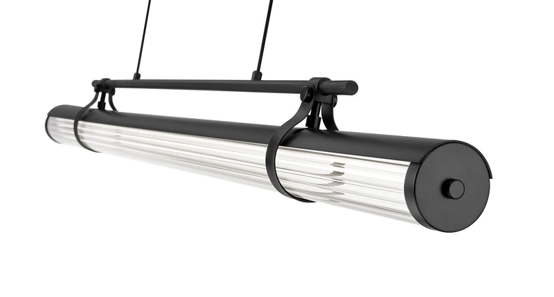 Benoit 1 Light 56" Linear Pendant in Matte Black