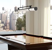 Benoit 1 Light 56" Linear Pendant in Matte Black in a room setting